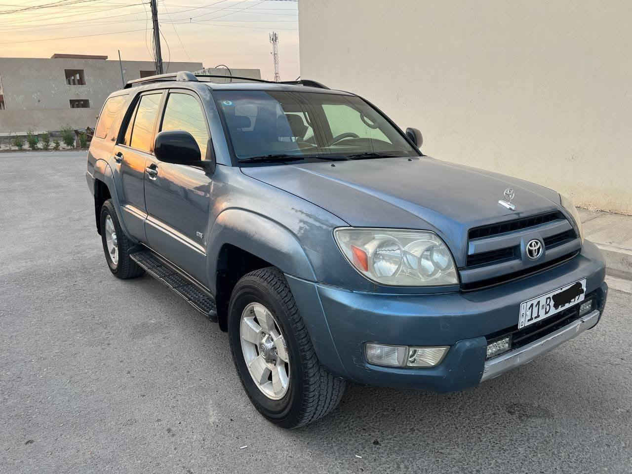 السلام عليكم ورحمة الله وبركاته
من رخصة الادمن المحترم  
تيوتا   فور لنر موديل ٢٠٠٤ رقم انكليزي  بغداد بسمي مشروع وطني تحويل ثاني يوم هزة جديدة سيارة  مال جناي مامتعوبه 
تخم تاير جديد تبريد ثلج كير و محرك بحاله جيدة مابيهه صبغ  لون جارد دواخل جديدة مكانهه بغداد الدورة ابودشير رقم الهاتف 
السعر  ١٠٥ وبيهه مجال قليل حك الجيه    ***********
