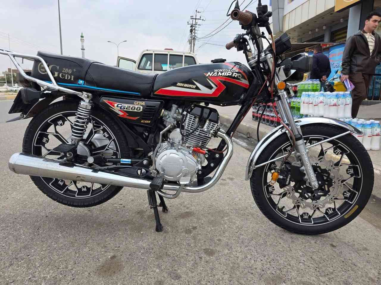 موديل 25 "
-دراجـه نامي برو (هونزدا )
مواصفات .
مكينه 200cc
5 گير 
كهربائيات شغال كامل 
وياله مابي اي عواج 
دسك + بنزات جدد 
دهن جديد 
موديل 25 
تايرات جدد / امامي وبلس
جاهزه وكامله  ماناقصها ايشي 
سعر / 675 وبيها مجال
مهتم للموضوع علق ما مهتم اعبر المنشور والي الشرف لمرورك الكريم 🫂🩶'


**إذا كنت صاحب هذا الإعلان وتريد حذفه لأي سبب، رجاءا أرسل رسالة إلى الدعم الفني**