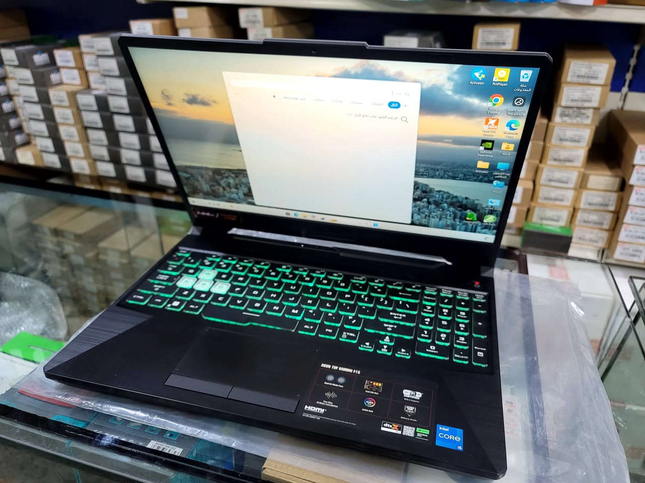 《🥳🤩وصلت جعالةالعيد وصلت🤩🥳》
     🔥أداءجبار للجيمنج🔥 ²⁶²ASUS TUF F15🔥                          
استعد لتجربة لعب خيالية وسريعة مع وحش الألعاب من أسوس، مصمم ليمنحك الأفضلية في كل مواجهة!
 * 💻 **المعالج:** Intel Core i5 (الجيل 11)
 * 🚀 **الرام:** 16GB
 * 💾 **التخزين:** 512GB SSD لسرعة إقلاع مضاعفة
 * 🎮 **كرت الشاشة:** NVIDIA RTX 2050 (4GB)
 * 🖥️ **الشاشة:** 144Hz لحركة فائقة النعومة
 * 🌈 **الكيبورد:** مضيء RGB
**جاهز للعب؟ لا تفوت الفرصة!**
*(السعر620$)
(للتواصل 772924110)*


**إذا كنت صاحب هذا الإعلان وتريد حذفه لأي سبب، رجاءا أرسل رسالة إلى الدعم الفني**