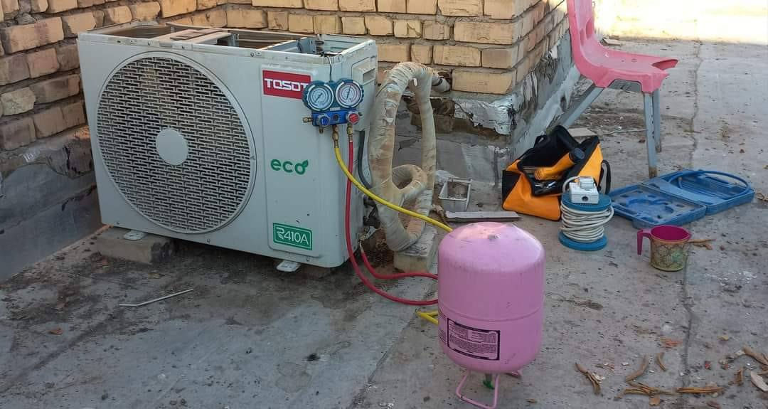 (مكتب عالم تبريد )وتس***********
نصب سبالت  🛠  وصيانه🔩 و تنظيف 🚿كافة أنواع أجهزة التبريد موقعياً و بكادر متخصص .. 👷🏻‍♂️

💢 يعنى عندك صيانة أو تنظيف لا تحتار ، إتصل بينا 📞 و راح نجيك لباب بيتك .. 
ما عليك بس الاتصال 
صيانة - شحن غاز - نصب - غسل 
عمل فاكيوم
***********
اخوكم ابوزهراء الاسدي (والفقراه واليتام والماعده اني اخوه وخادم له مجانن لا ينحرج من يمي اني خوكم وانشالله الكدر عليه ماقصر بيه
