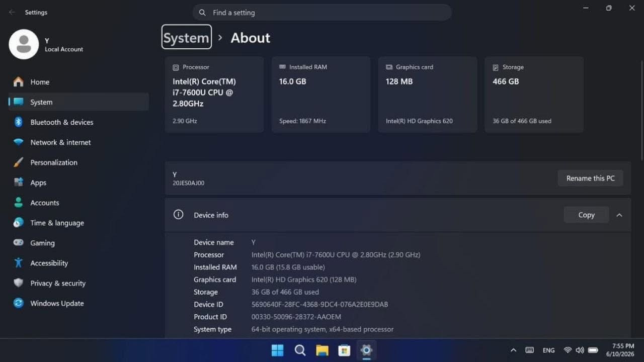 Laptop lenovo X1 yoga (gen2)
مواصفات اللابتوب

i7 7600 2.8GHz

16 gb ram 1866Hz LPDDR3

كرت الشاشة مدمج من INTEL

display : 14" 1920x1080 FHD 300 nits LCD touch (IPS) 

500Gb m.2 ssd 6Gb/s

 المنافذ:

USB 3.1 GEN 1 X3

USB TYPE - C  3.1 GEN 2 X2 THUNDERBOLT 

HDMI 1.4b

منفذ sd card 

Camera : 720p HD

نظام الجهاز : windows 11 pro activated 

مستشعر بصمة 

الشاشة لمس طبقة زجاجية بالكامل (glossy) 

الجهاز يجي 360° يصير ايباد وتحكم كامل لمس 

بي خاصية Face ID

يجي ويه الجهاز قلم خاص بي

للتواصل واتساب : ***********
