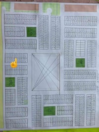 قطع البيع الديوم المسيج مسحته 200متر عله شارع 20  والقطع محدده وحته كش...