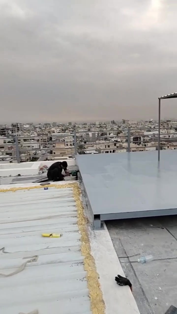 جانب من اعمالنا  عمل شاصي  حديد ثقيل   للخزانات الماء للتواصل واتساب *********** ابو حسن الحداد
