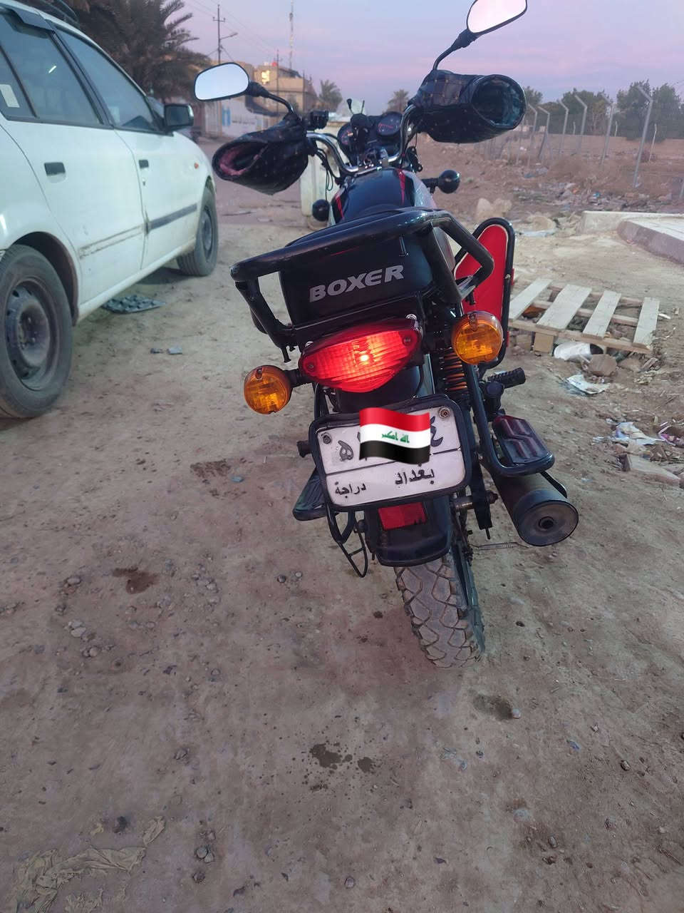 سلام عليكم 
بوكسر موديل 22دخول 23 دراجه نضيفه جيب وياك فيتر وافحص مكاني بغداد نقصهه بريك ولحيه الكدام موجوده وقبق الزنجيل موجود 
سعره خابر وتدلل ***********
