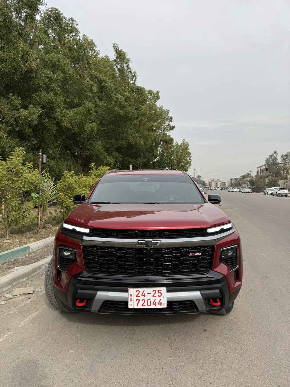 شفروليه ترافرس Z71 موديل 2025 🔥
نظام دفع أمامي ورباعي ، لون أحمر دم الغزال فاخر، شكلها رياضي وفخم جدًا.
محرك 2.5 Turbo، شاشة كبيرة، جلد، بصمة، كاميرات 360، أنوار LED، وكلشي شغال تمام ✅ ( فول مواصفات ، بانوراما دبل طكه )

حادث تبديل بابين وجاملغ الخلفي تعديل بسيط .
📍 بغداد — ماشيه 16,800 كم
📞 ***********
• 1GNEVJRS7SJ142724
