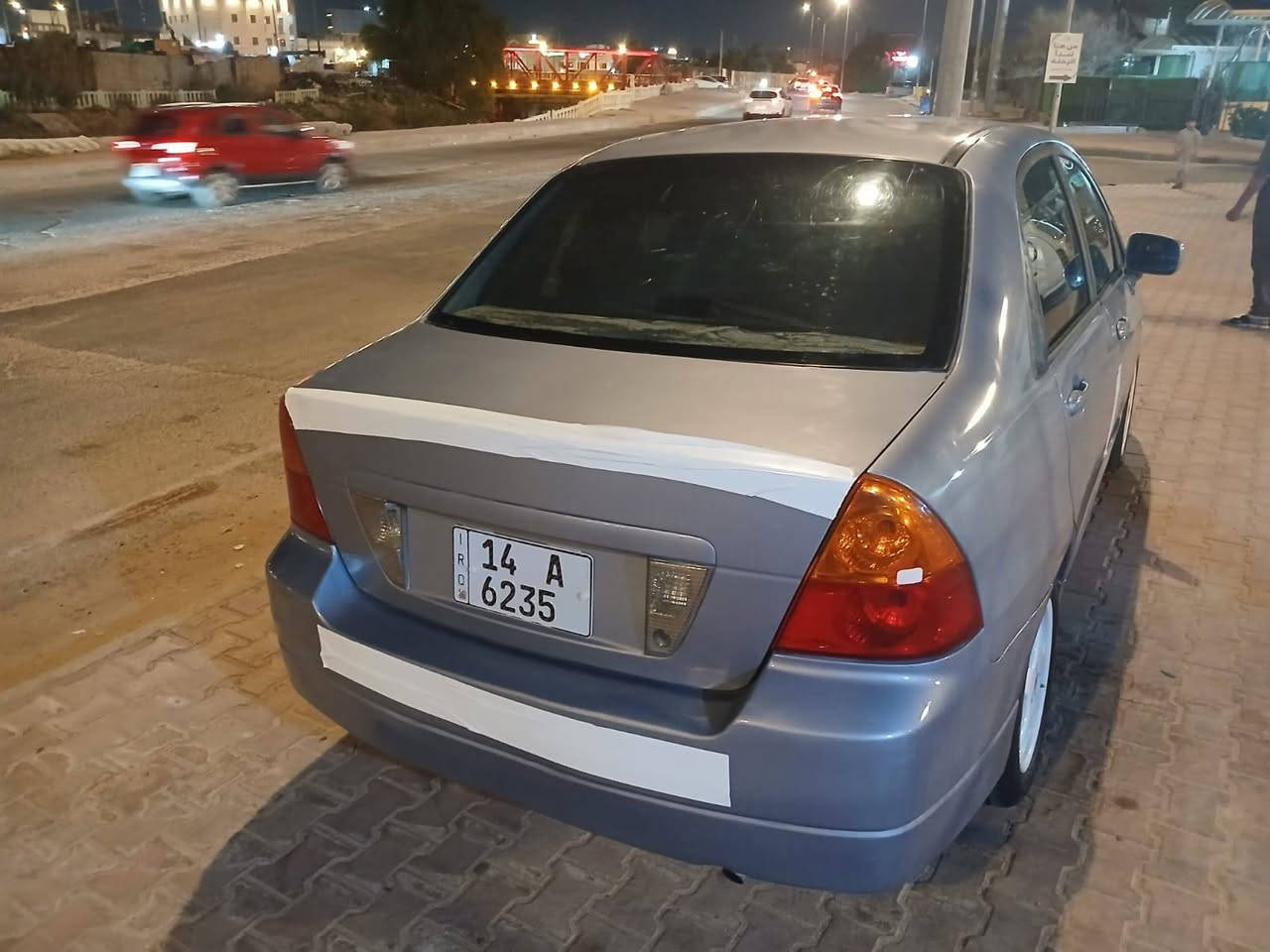 سلام عليكم سياره للبيع ساسوكي ليانه مديل ٢٠٠٦ مكفوله من ضربه بس مرشوشه جماليه محرك ١٦٠٠ كير عادي جاهزه من كلشي وبسمي السعر ٥٥
*********** البصرة, العراق

