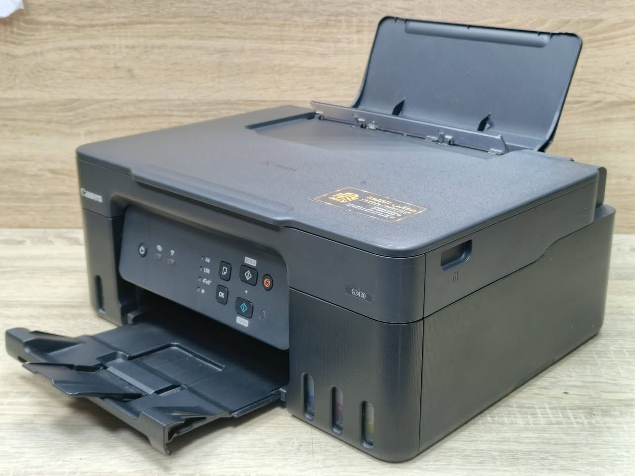 طابعة كانون موديل G3430 مستعمل بحاله ممتازة باحبار خارجية تطبع 6000 ملون و 5000 اسود وابيض سعر الحبر 10 الف لكل اللوان سرعة الطباعة 9 ملون و12 اسود وابيض وجه واحد استنساخ طباعة سكنر تحتوي علىWiFI يمكن ربطها على موبايل وتابليت ولابتوب مع امكانية طباعة صور 🚦سعر الطابعة 150 الف🚦 مع كيبل كهرباء وكيبل كومبيوتر وقرص تعريف ووصلة تشغيل على موبايل  للطلب *********** / *********** يوجد توصيل لكل المحافظات نسبة نظافة الجهاز 95% بضمان تشغيل وفحص...
#الصفوة
#طابعتي
