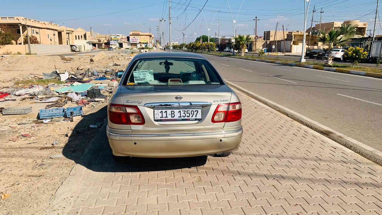 سلام عليكم للبيع 
نيسان سني 
موديل 2002
المواصفات⬇️
الون ذهبي 
محرك اسود
گير اوتماتيك بلاد
كلين كفاله عامه بس بيها شبر بل دوسه السايق
تدفئه تبريد 
رقم بغداد الجديد دولي  بسمي 
جام كهرباء 
كهربائيات حداده صدر كلها بلادي 
داخل ملكي مطعم بصاج 
بردات سلايد بل بطانه 
تخم تاير جديد 
وسبير ما نازل ابد.
السياره احلى من الصوره 
للاستفسار الاتصال 
***********
***********
سيد محمد المولى
@highlight
