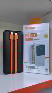 باور بانك • سعة ١٠ك/٢٠ك/٣٠ك • كيبل مدمج