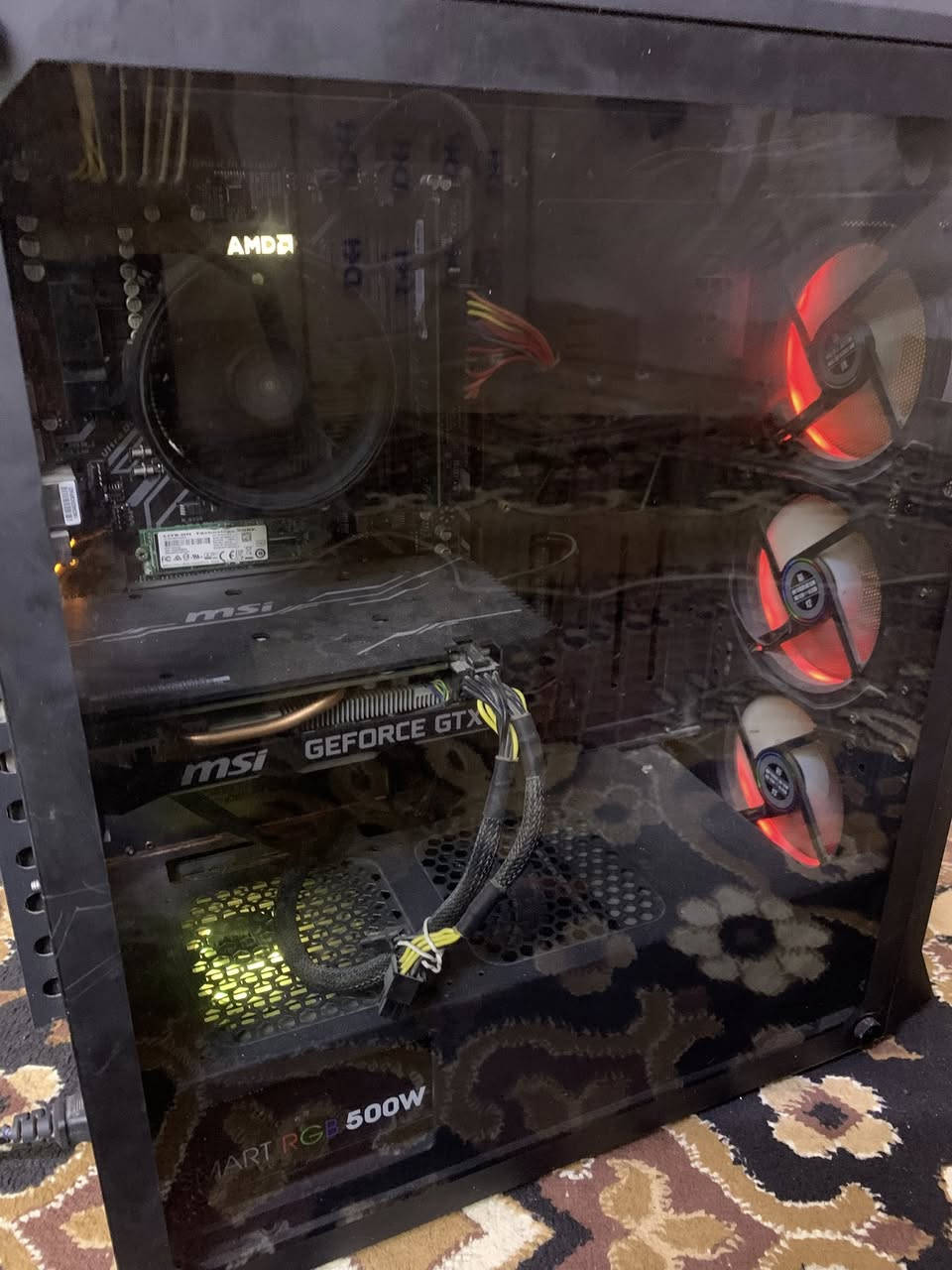 Pc
Cpu Ryzen 7 2700

Gpu 1660 Super 

Ram 16GB

مساحه 1t+124

شاشه 24 بوصه 60 hz

UPS 1500

مع الالعاب الموجوده 

السعر 600 الف
مكان موصل برطله


**إذا كنت صاحب هذا الإعلان وتريد حذفه لأي سبب، رجاءا أرسل رسالة إلى الدعم الفني**