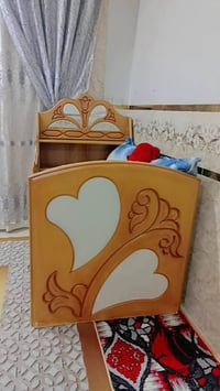 تخت أطفال • خشب عراقي • حي فلسطين