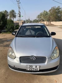 اكسنت 2007 سياره خليجيه كامله صدر جديد حداديه جديده تخم تاير قبل شهر م...