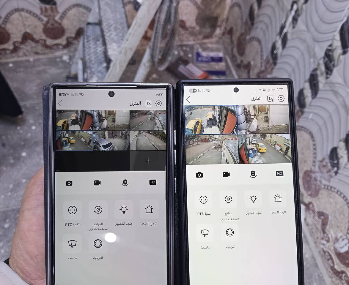 #سلام عليكم 

(الحمدالله تم تامين منزل 🏡  في كربلاء 

#منطقه النضال
إعادة تسليك منظومة الكاميرات واخفاء جميع الأسلاك 

وتم ربط المنضومه على هاتف المنزل 🏡

♦️كاميرات عدد 6 داهوا دقة 5 ميك 

 ▪️نصب حترافي👌 ودقه في العمل💯

للاستفسار *********** واتساب 
               *********** اتصال 

🔴ومتوفر جميع انوع الكامرات الاصلي وكاله 
 تجهيز ونصب وصيانه جميع انواع كامرات 

🔴#والعمل في جميع مناطق كربلاء وبغداد 🛻

🔴ومتوفر كشف مجاني للموقع.
