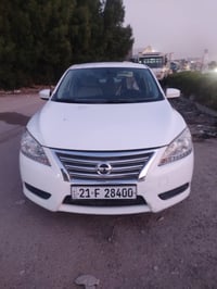 نيسان سنترا خليجي موديل 2018 بدون حادث فقط الجاملغ الخلفي طخه صغيرة وم...