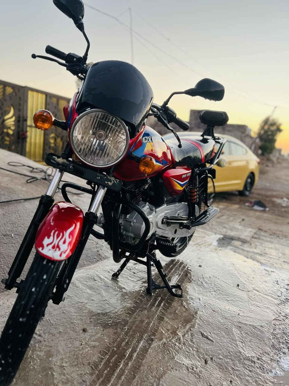 السلام عليكم دراجة بوكسر للبيع موديل19نضيفة اوراق كاملة احلة من صورة مكاني الخالص السعر 800 بيهة مجال ***********
