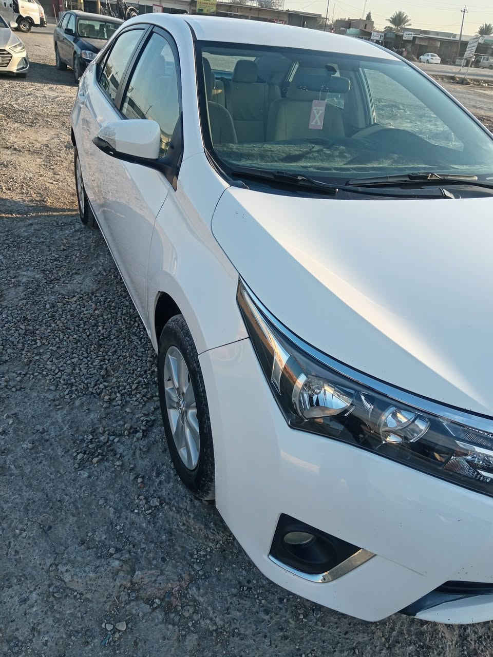 سلام عليكم
كورلا 2014خليجي 
رقم سليمانيه 
مواصفات مكينه 2000
حساسات خلفيه
اشاير بل مري 
تحكمات 
مواصفات الشركه العامه معروف
مكان سياره ديالى شهربان  
سعر ١٢٧ اوبيهه مجال
***********
