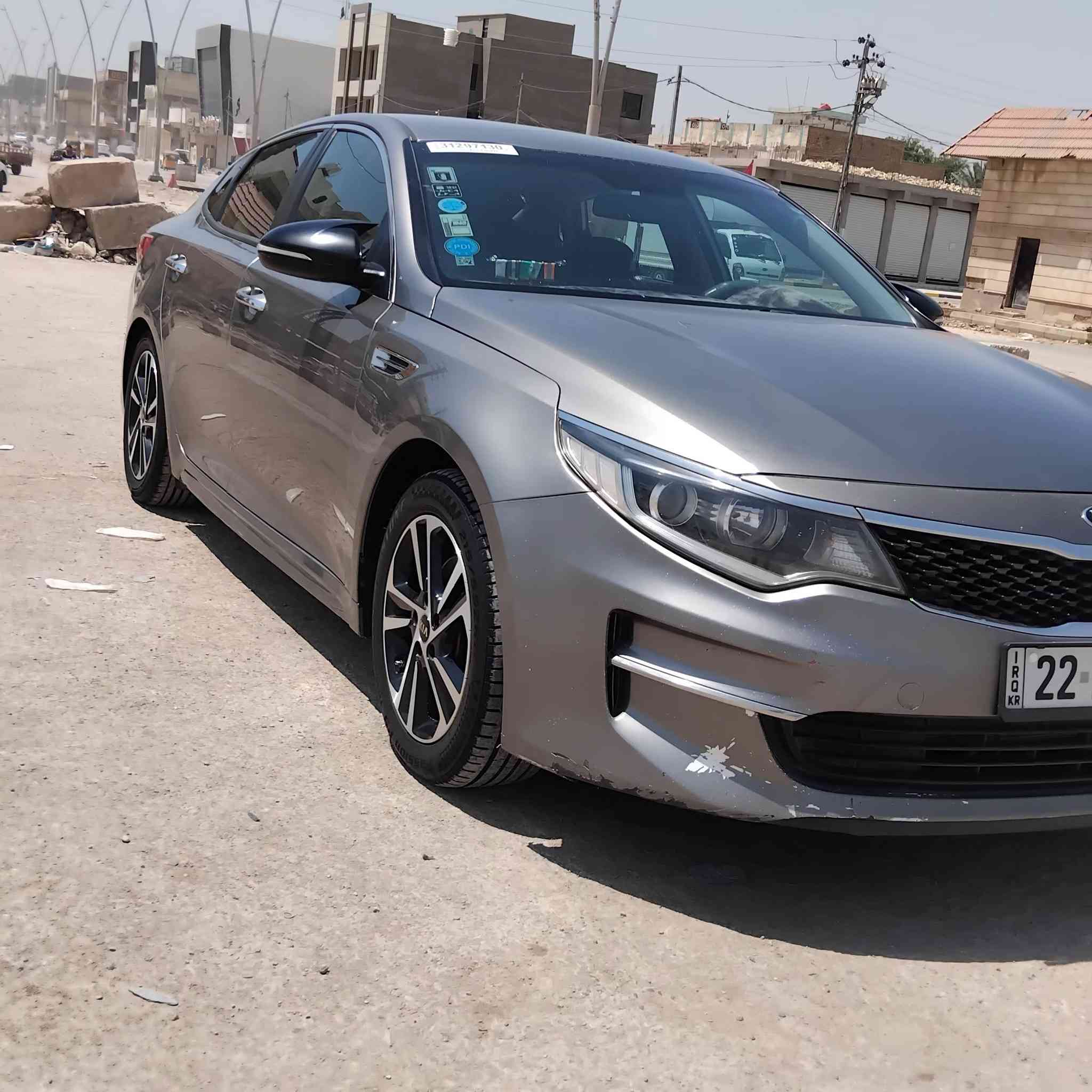 السلام عليكم 
للبيع اوبتما امريكي موديل 2017 
مكفول كير مكينه 2400
حداديه جديده 
رقم اربيل تحويل او وكاله 
السعر 120وبيها مجال 
مكان السيارة واسط العزيزيه 
***********
