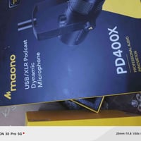 مايك maono pd400x استعمال مرة وحدة وتركته واحتاجيت هسه السعر النهائي 2...