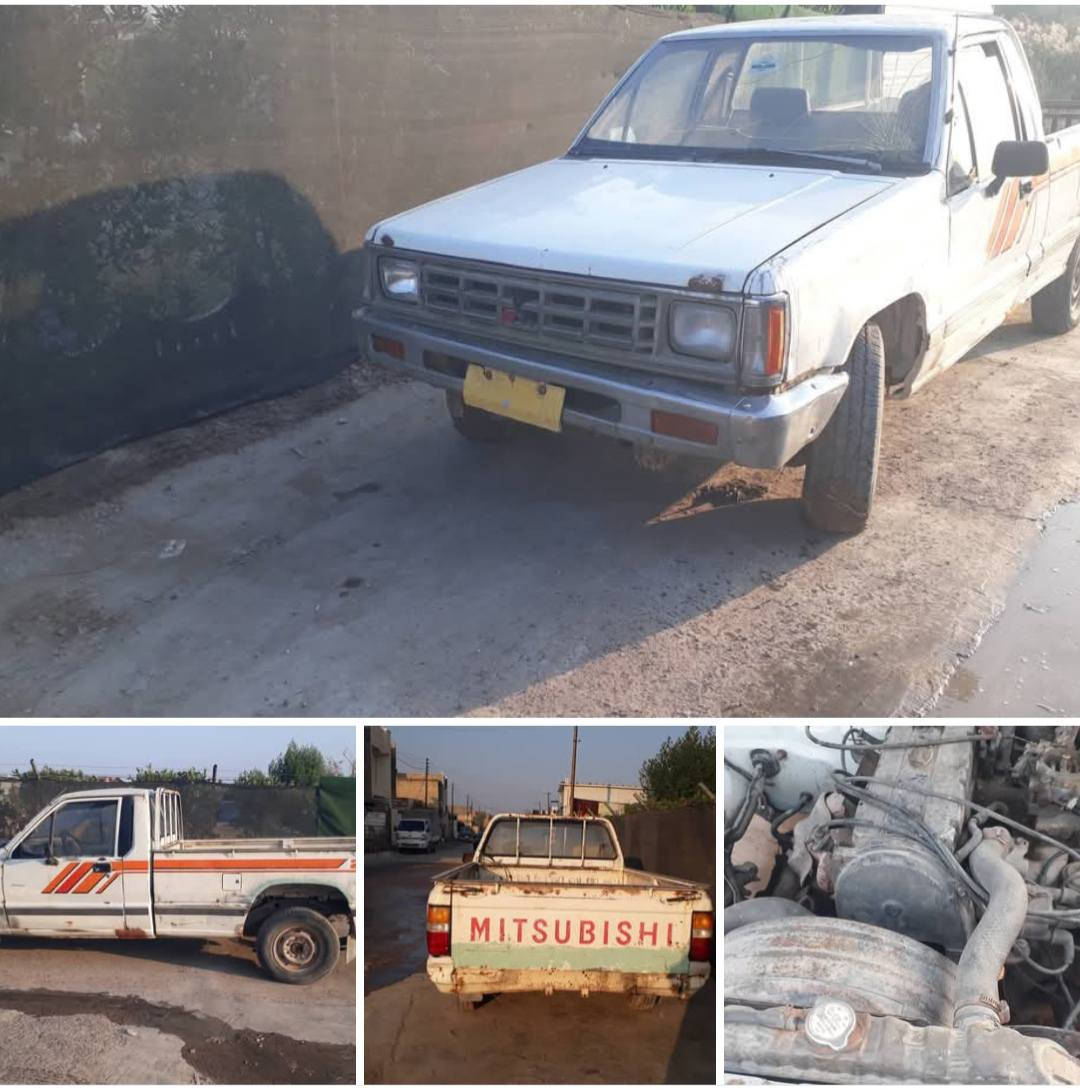 السلام عليكم..
بيك أب مسيوبيشي 88 مسمكره محرك وكير ولأكسل جيد.. بدي طويل رقم بغداد انكليزي السعر 22 بيها مجال 
*********** أبو غريب
