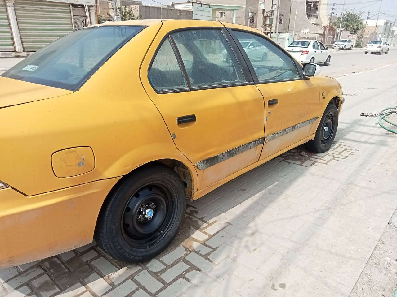 سلام عليكم سمند موديل 12سياره فقط البنيد طاير مكينه وكير كفاله جاهزه حداديه اماميه خلفيه جديده كرهبايات كله شغاله رقم نكليزي بسمي مصفره هيه وغرمات مكاني الديوانيه سعر30وبيه مجال غير متواجد على الفيس. ‏‪0783 703 1625‬‏
