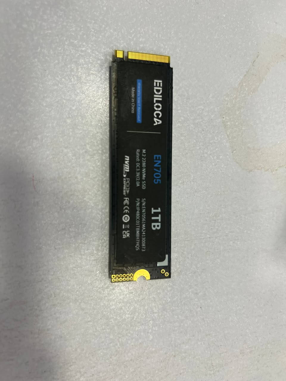 1tb ssd nvme m2     PCIe Gen4 x4

استعمال فقط ١٠ ایام
Health %100

سعر: ١٢٥ الف

توصیل موجود

***********
