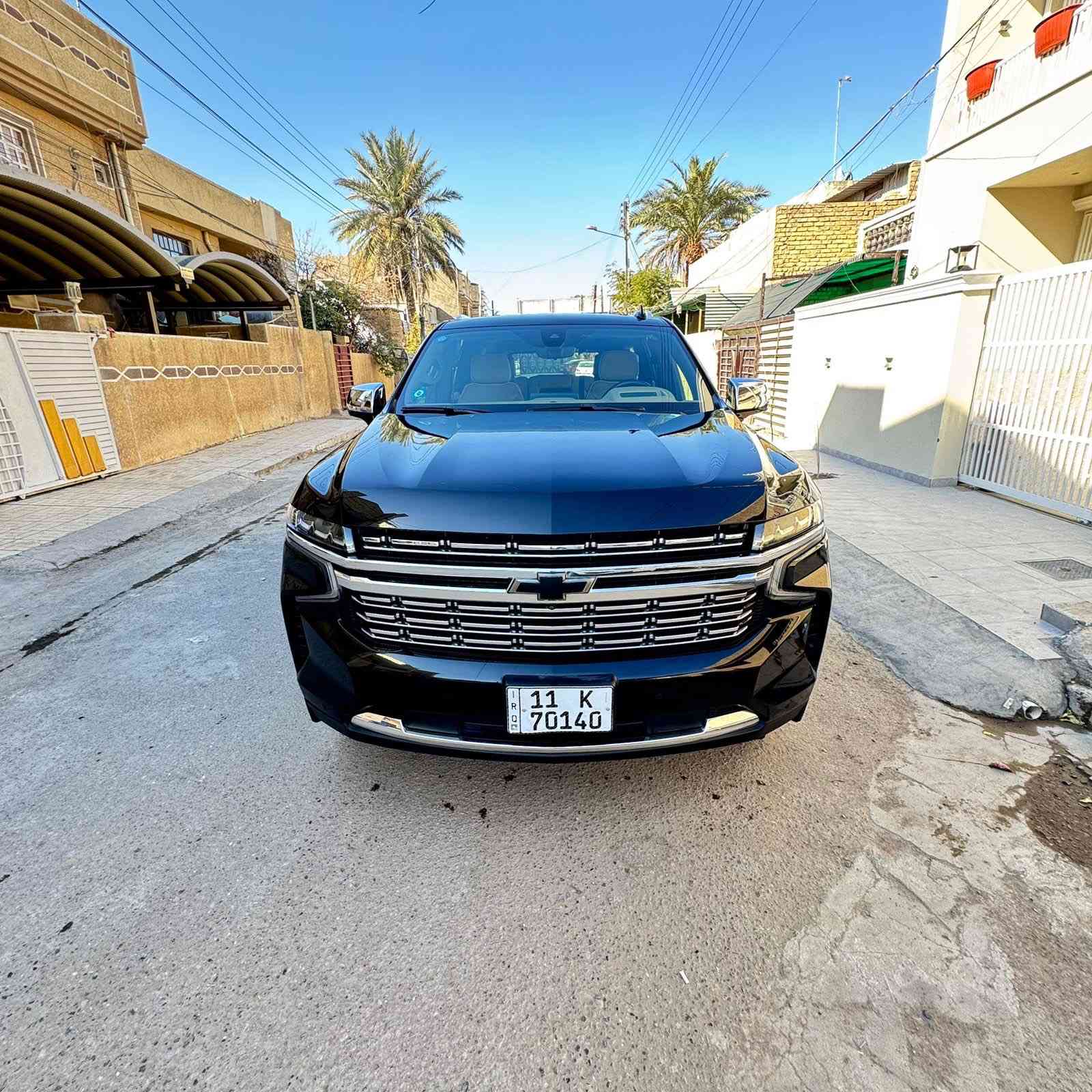 للبيع فقط تاهو برمير موديل 2022 ماشيه 88 الف كيلو متر خليجي بدون صبغ فقط رصعه في جامل امامي وخلفي 50 الف دولار يعني خمس دفاتر وبيه مجال قليل سياره كله دبل كود يعني الصبغ ثكنس عالي بغداد 
*********** واتساب
