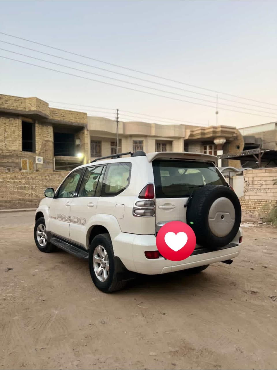 برادو 2005
مكفوله من ظربه

فقط بيها صبغ بصندوق 

سنويه لحد 27

دواخلها نظيفه 

7 راكب 

فور ويل شغال 

صدر امامي جديد 

وتبريد وتدفئة  شغال

سياره نظيفه  

كشرتها نظيفه مال جنايه السياره

مكانها العماره ميسان 

***********
