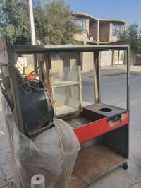 مكينة حب وشامية كاملة جاهزة كهرباء ماطورهة شغال انارة بيهة منضم غاز هي...