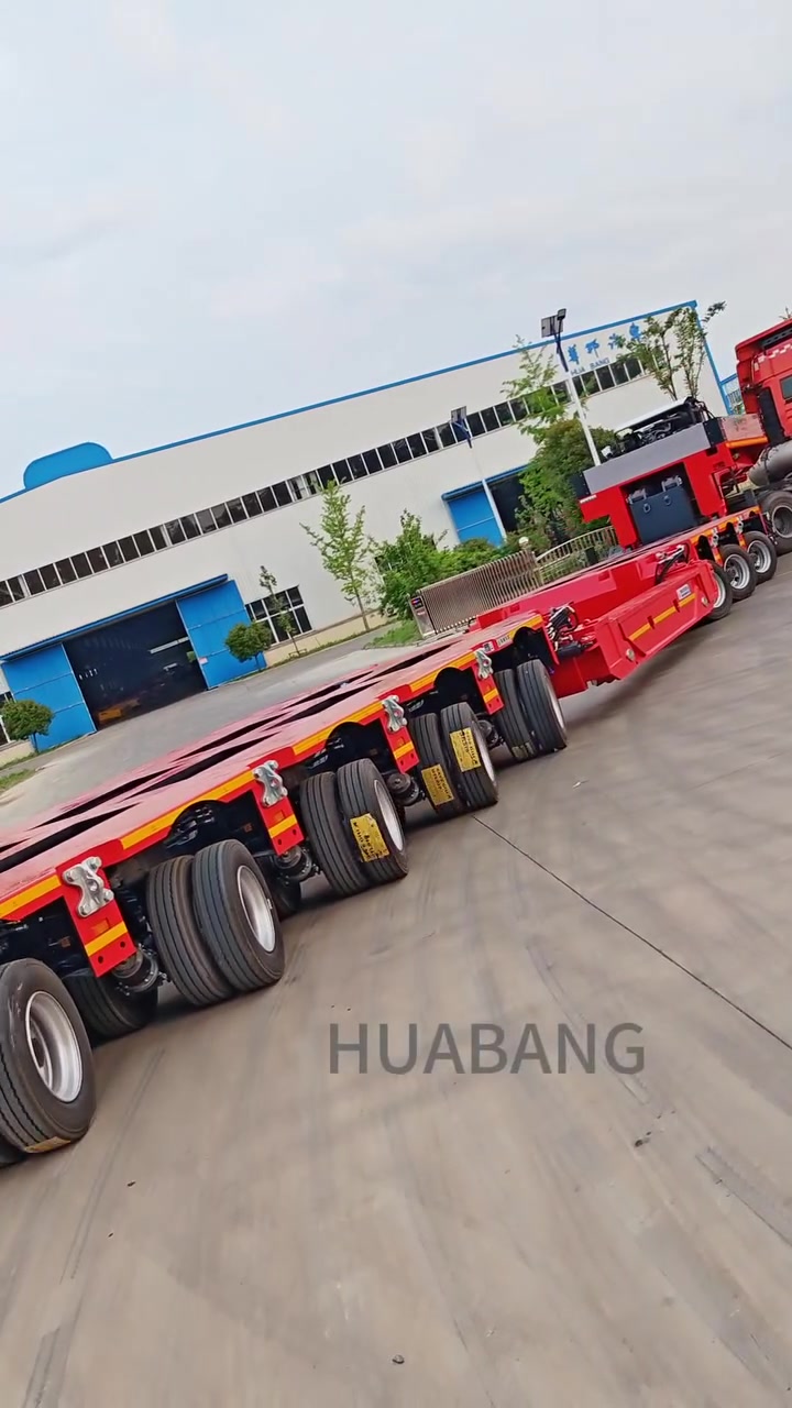 Hydraulic modular vehicle, with a lateral telescopic beam, 150-ton load capacity, manufactured in Xuzhou, China.#huabangtrailer


**إذا كنت صاحب هذا الإعلان وتريد حذفه لأي سبب، رجاءا أرسل رسالة إلى الدعم الفني**
