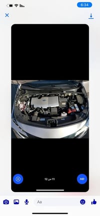 تيوتا بريوس بلكن 3 انظمه بانزين هايبرد وشحن تمشيك ع شحن 60 كم موديل 20...