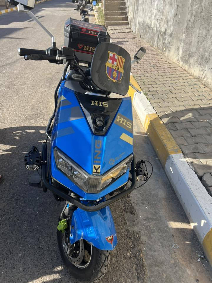 السلام عليكم دراجه شحن للبيع اخوان الدراجه مستخدمه اقل شهر 6بطاريات وإلك الفحص السعر ٧٥٠الشراي يتصل ويدلل ***********
