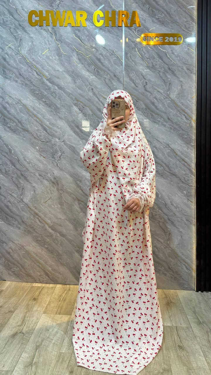 ب10 بس 😍 اخر قطع 
رداء صلاة ✨
هذا الموديل مصنوع من قماش الكريشةالأصلي، الذي يعتبر من أجود الأنواع:
✅ لا يتلف بالغسل.
✅ لا يتقلص (ما ينقص) ولا يتغير لونه.

المميزات:
التصميم: الرقبة مزودة بلاستيك مع وجود قطعة للرأس (يمكن ارتداؤه بطريقتين).
نقشات وألوان متنوعة ومميزة
تتوفر خدمة توصيل 🚕


**إذا كنت صاحب هذا الإعلان وتريد حذفه لأي سبب، رجاءا أرسل رسالة إلى الدعم الفني**