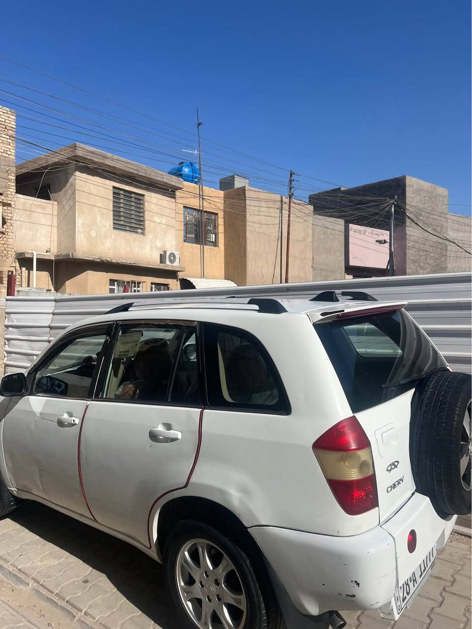 سلام عليكم للبيع فقط
شيري تيكو 2012
السياره جاهزه ومرتبه كير محرك تبريد مكفول
شواصي مكفوله سياره سوناره موجود بلصور بيه صفحت السياق كلير 
السياره فتحه بلسقف كهربايات كله شغاله 
رقم وسنويه وهزه جديده تحولي ثاني يوم بايي محافظه تتحول رقمه نجف بسمي 
مكان السياره بغداد الكريعات
سعر 57وبيه مجال حك التوجيب 
*********** تصال وتساب
***********وتساب فقط بغداد, العراق
