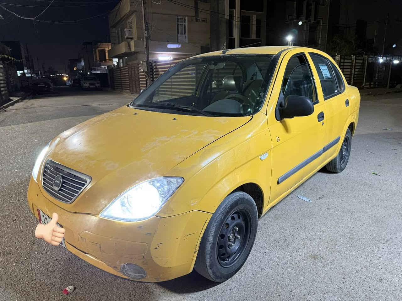 السلام عليكم للبيع طيبه مديل  15 كير مكينه كفاله  بيها ضربه باب وره السياق ول جاملغ سياره حلوه كاعده رقم انكليزي جديد مصفر هيئه وغرامات السعر 34. وبيها مجال مكاني بغداد الدوره ***********
