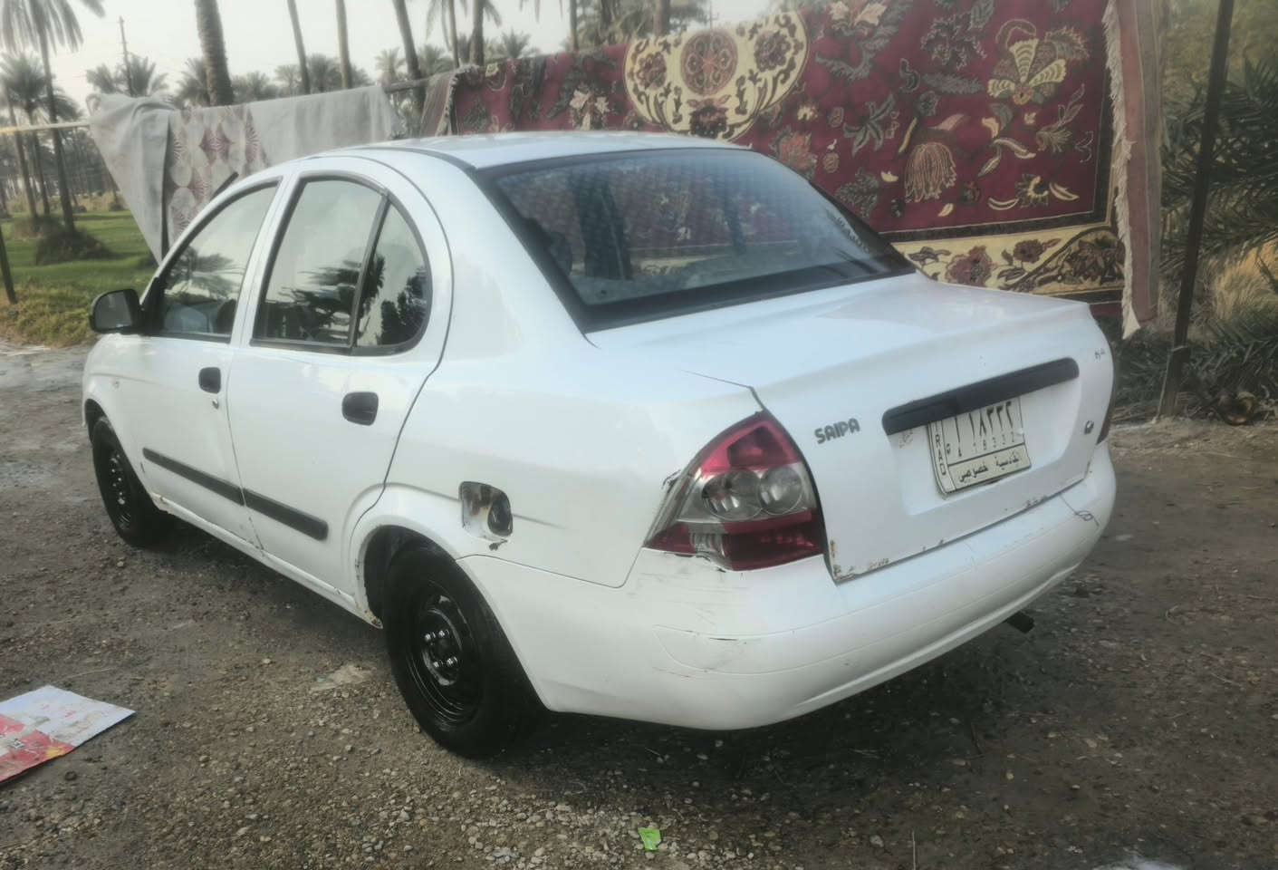 سلام عليكم تايبه موديل 13رقم قادسيه مكينه شرط لا تبخير ولا تنقيص حدادي حلوه كير البك يفلت بيه اغياس بل دوسه تخم تاير جديد باتري جديد كرهبايات كله شغاله سعره 30او بيه مجال *********** مكان سياره ديوانية شاميه
