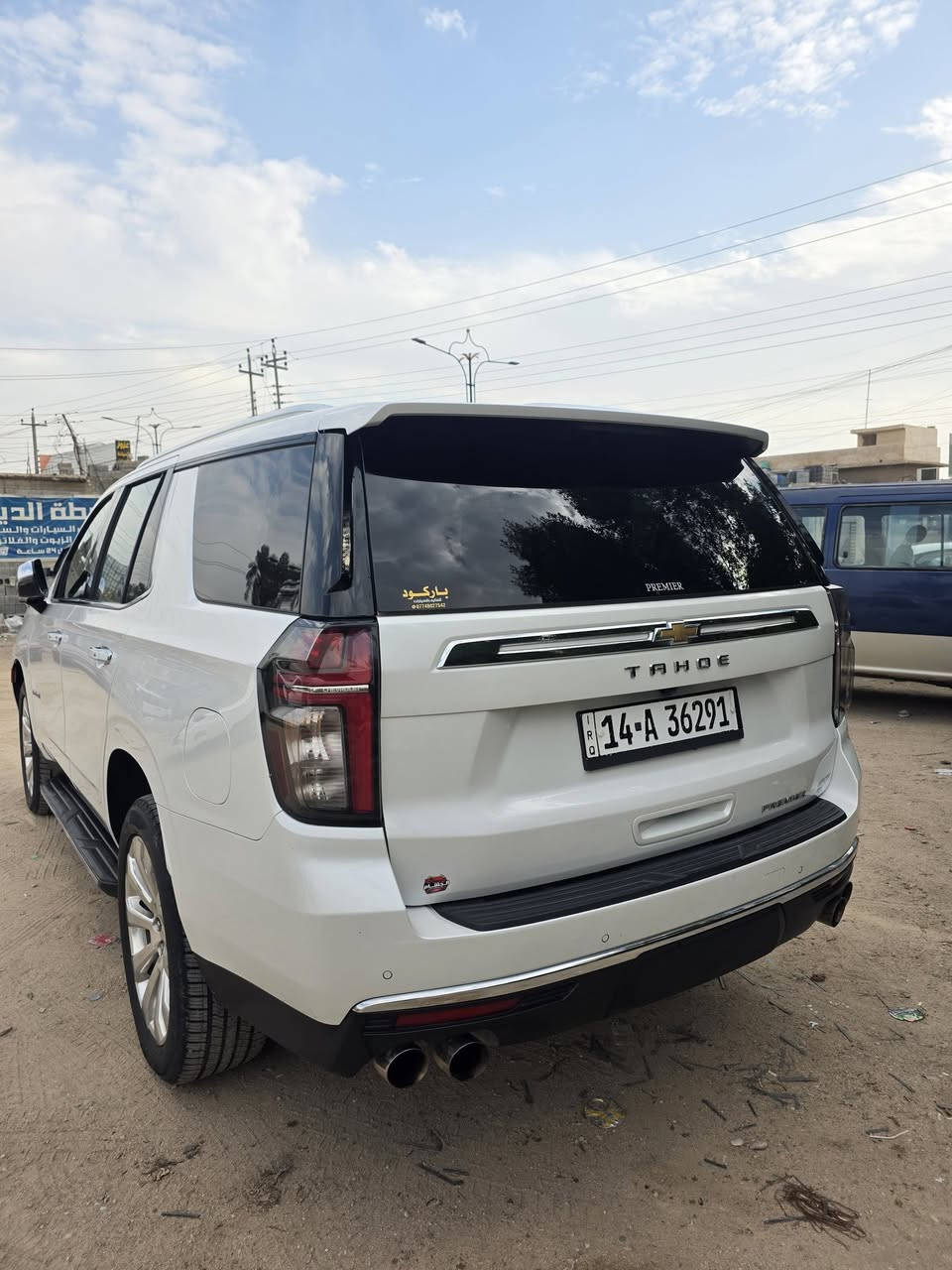 تاهو 21 برمير
رقم بصرة بأسمي
حادث جاملغين وبنيد  شواصي مكفولة
ماشية 91 الف
السعر 375 
للأستفسار ***********. مكاني البصرة
