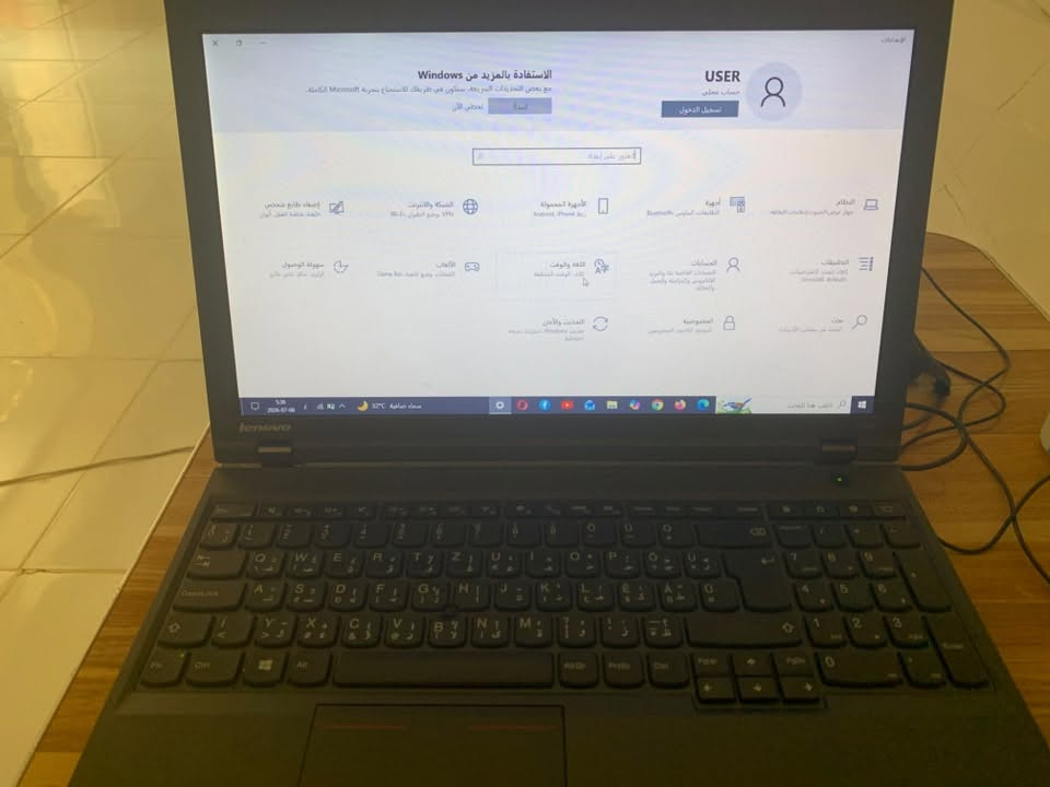 السلام عليكم
حاسبه Lenovo ThinkPadL540
نضافه99‎%‎
جميع ملحقات موجوده ماوس شاحنه جنطتها 
فول ذاكره ذاكره داخليه تدعم كلشي 
نضيفه كلش 
سعرها 175 وبيها مجال حك جيه واتساب
***********
