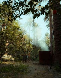 مزرعة • اسطبل خيل • حيوانات