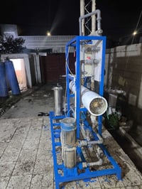 محطه أم الألف • تانكيتين ١٥٠٠ل • ماطور عمودي وبوستر