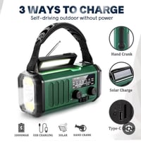 راديو شاحن • طاقة شمسية • باوربانك