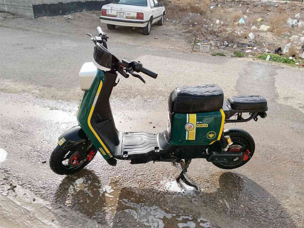 دراجه ار 7 السعر 400 بيها مجال للتواصل. ***********.  واتساب
