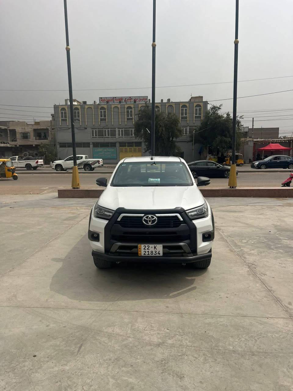 السلام عليكم
بيكم هايلوكس للبيع دافنجر موديل (2025) 
سيارة ماشية (16الف ) سيارة مكفولة كفالة عامة بحالة الوكالة 
الاستفسار على هاذة الرقم (***********)
