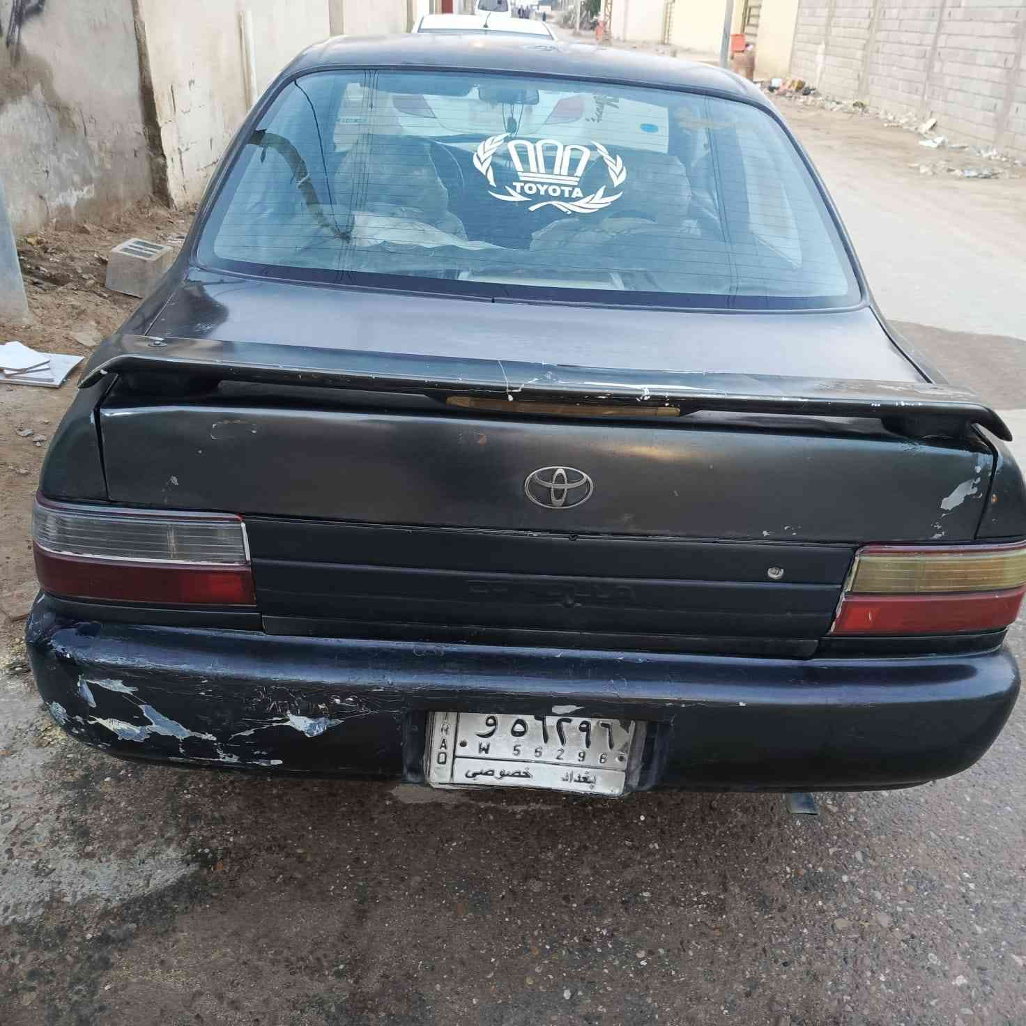 كورلا مديل ٩٣ كير محرك جدد تخم تاير حداده نضيفه رقم بغداد مشروع وطني باسم اخوي سنويه ل٢٨ سياره بيه جراد  دواخله جدد مكان بصره ابو لخصيب سعر ٤٥وبيه مجال / ***********
