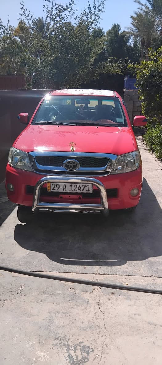 هلوكس موديل ٢٠١٠بسمي مكفوله كفاله عامه من كلشي هزه لل ٢٧ سنويه لل٣١ مكان السياره الصويره للاتصال ***********.......0778028786
