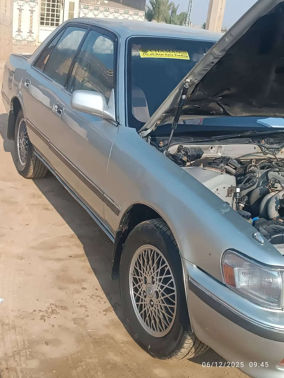 سلام عليكم. ...
مارك مسطره كربلائــي ــ94
مشروع وطنــــــــــي
 محــــرك. ونــــجي 
حداديه فــــــــول 
تخم تايــــر جديد
سياره مصبوغه جماليه 

ابو زهراء ***********
