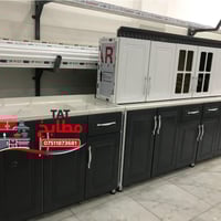 مطابخ.tat  كاونتر مترين ونص ارضي +ملحق وسنك 130سم كامل مرمر اي استفسار...