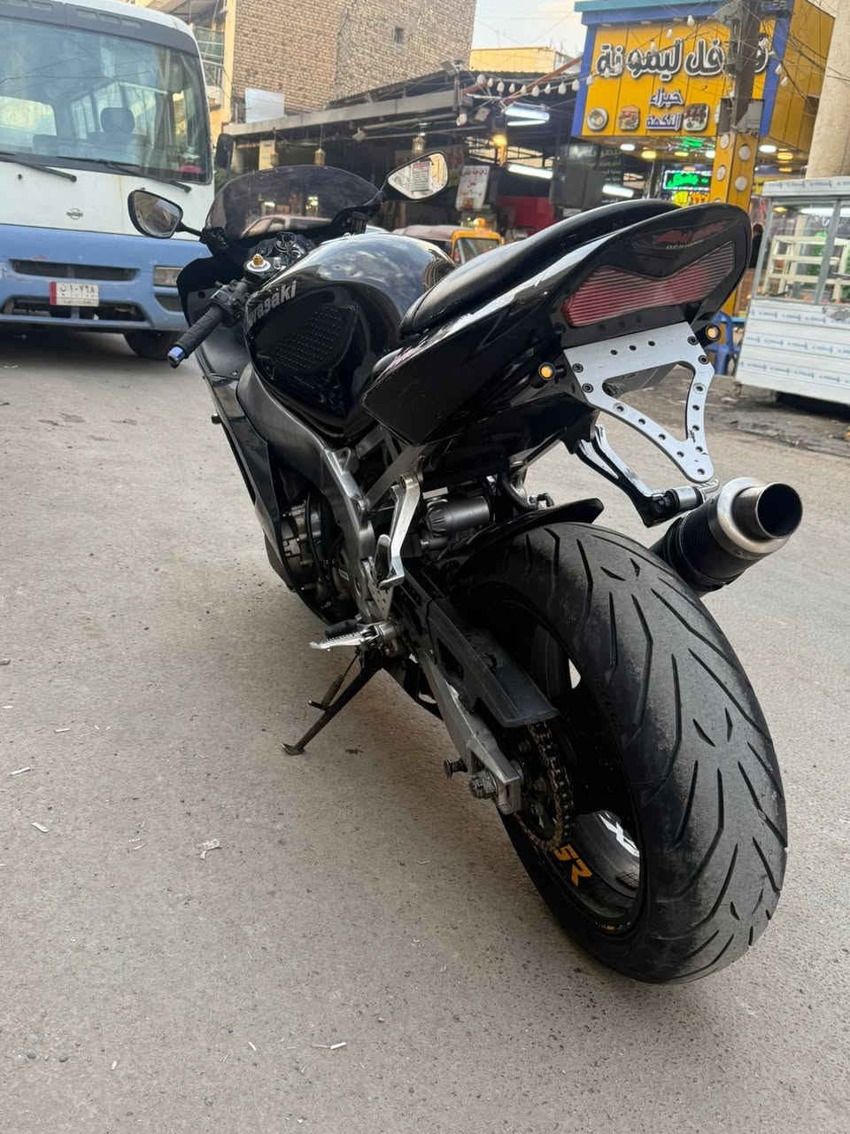السلام عليكم 
دراجة كاوسكي 2004/636 كفاله عامة نضافه الكفرات 80/100 دراجةضفيره مكينه كفر كله كفاله دراجة كلها بلاديه الشراي يتصل على الرقم *********** السعر 36
