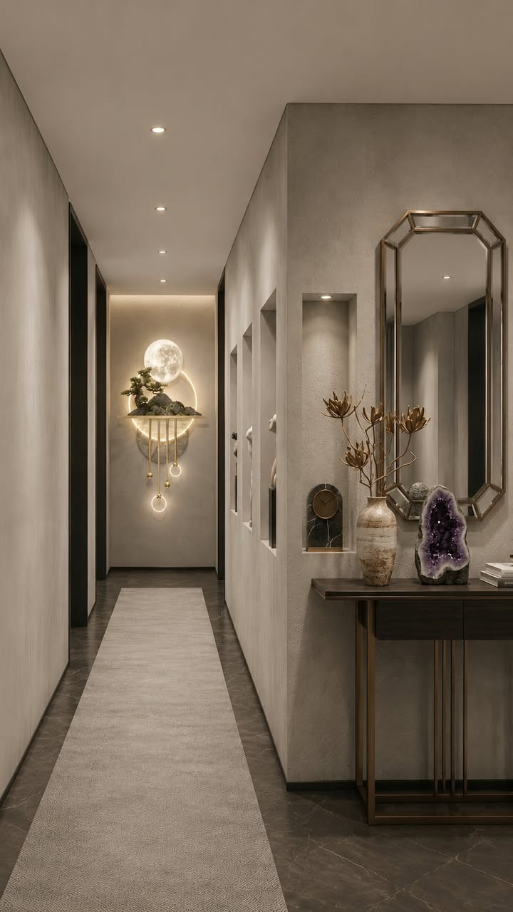UNIQUE WALL ART: A stunning 3D wall decoration featuring a serene landscape with a bonsai tree, mountain, moon, and glowing LED ring accents in warm golden tones.
PREMIUM WOOD CONSTRUCTION: Crafted from quality wood material, this wall decor piece is sturdy, durable, and designed to complement any interior space beautifully.
ELEGANT LED LIGHTING: Features warm glowing LED ring lights and golden brass-finish hanging pendants that create a mesmerising ambient effect on your walls.
IDEAL FOR MULTIPLE SPACES: Perfect for living rooms, bedrooms, offices, and meditation spaces; adds a touch of artistic elegance and spiritual charm to any room.
EASY WALL MOUNTING: Designed for simple wall mounting, this decorative piece is ready to display and makes a thoughtful gift for housewarmings and special occasions. أربيل, العراق


**إذا كنت صاحب هذا الإعلان وتريد حذفه لأي سبب، رجاءا أرسل رسالة إلى الدعم الفني**
