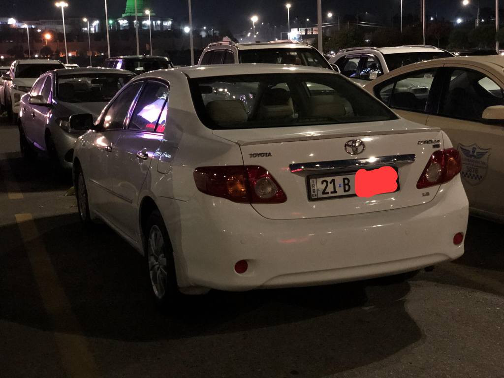 کرۆلا 2009خەلیجی مەکینە 18 بێ بۆیاغ 220هەزار ڕۆشتوە گێڕ و مەکینەی بەشەرت کامل گیانی لەسەر بیلاد ماوە سێ سویچ بیلادی ماوە تاخم گاعی شەریکەی تێدایە سەنەوی تازەیە کارتی بەنزینی لەگەڵدایە نموونەیە لەجوانی سعری 130گەڵا و مەجال 
ژم *********** السليمانية, العراق
