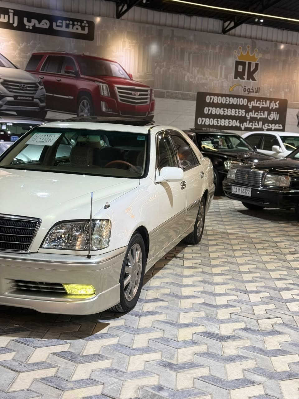 للبيع فقط تويوتا كراون ملكه موديل 2003اصل
رقم كركوك ا قرار 48 مدفوع الكمرك باقي

فقط رسوم الرقم سيارة جديدة وجاهزه

كفاله كص وضربة ونقل جثة

مواصفات السياره 👇

*فتحة سلايد 

*شاصي 71

*محرك D4 حجم 2500

*لون محجل ع خظار

*2 دكم اصل

* فتحة سقف

* تبريد خلفي

*كرستال اصل

*كشن 4 كهرباء

*برده خلفيه 

*داخل مخمل 

*ويل نفطي اصلي جديد 

*حدادة + تايرات جدد تخم صيني 

*تحكم ستيرن +ستيرن كهرباء

*دليل امامي

*قواعد ضوئيه

*منظومة زنون

*تبريد ثلج + سبلت 

* سيدي بلوتوث + قرص

تحوير نجف فوك وجوه حتى الدشبول نجف

احلى من الصور السياره تجي وشوف بعينك 

ترايك 180 شرط سياره جاهزه من كلشي 

السياره كفاله كص ونقل جثه ورسميات 

ماعجبك السعر اعبر المنشور وكلشي

اكو حته بدفتر بس حسب النظافة

السعر :(( 118$))وبيها مجال قليل 

مكان السياره النجف الاشرف معرض رزاق الخزعلي

للأستفسار هـ _ *********** _ فقط بيع مارواس
